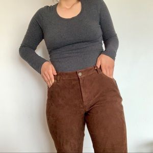 100% suede pant by Lauren Ralph Lauren BNWT